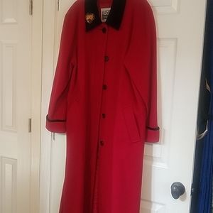Ladies wool dress coat